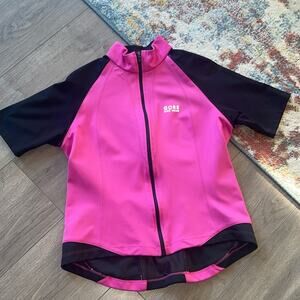 Gore Bike Wear woman’s size XL pink black top